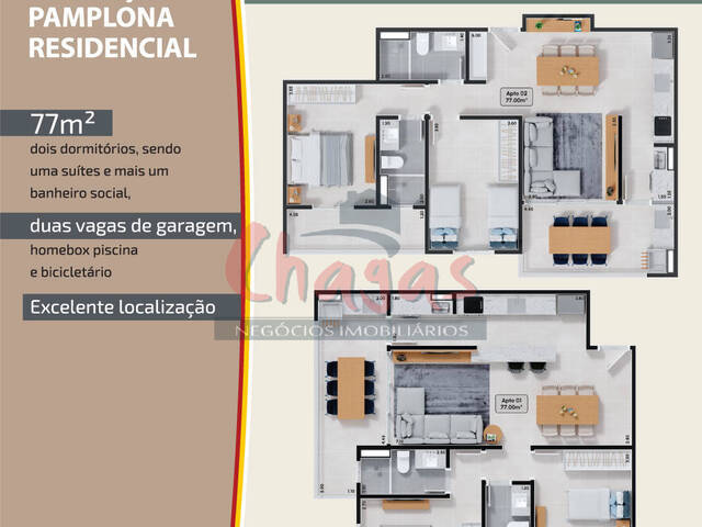 #1051 - Apartamento para Venda em Caraguatatuba - SP - 2