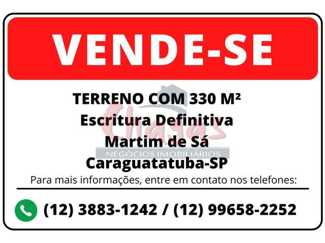 #2597 - Terreno para Venda em Caraguatatuba - SP - 1